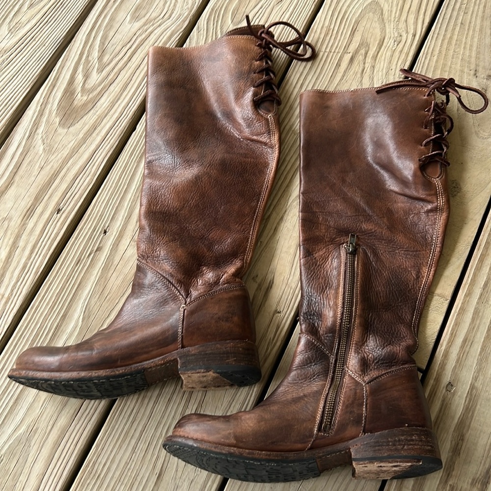 Bed Stu Manchester lace up boots 6.5 brown